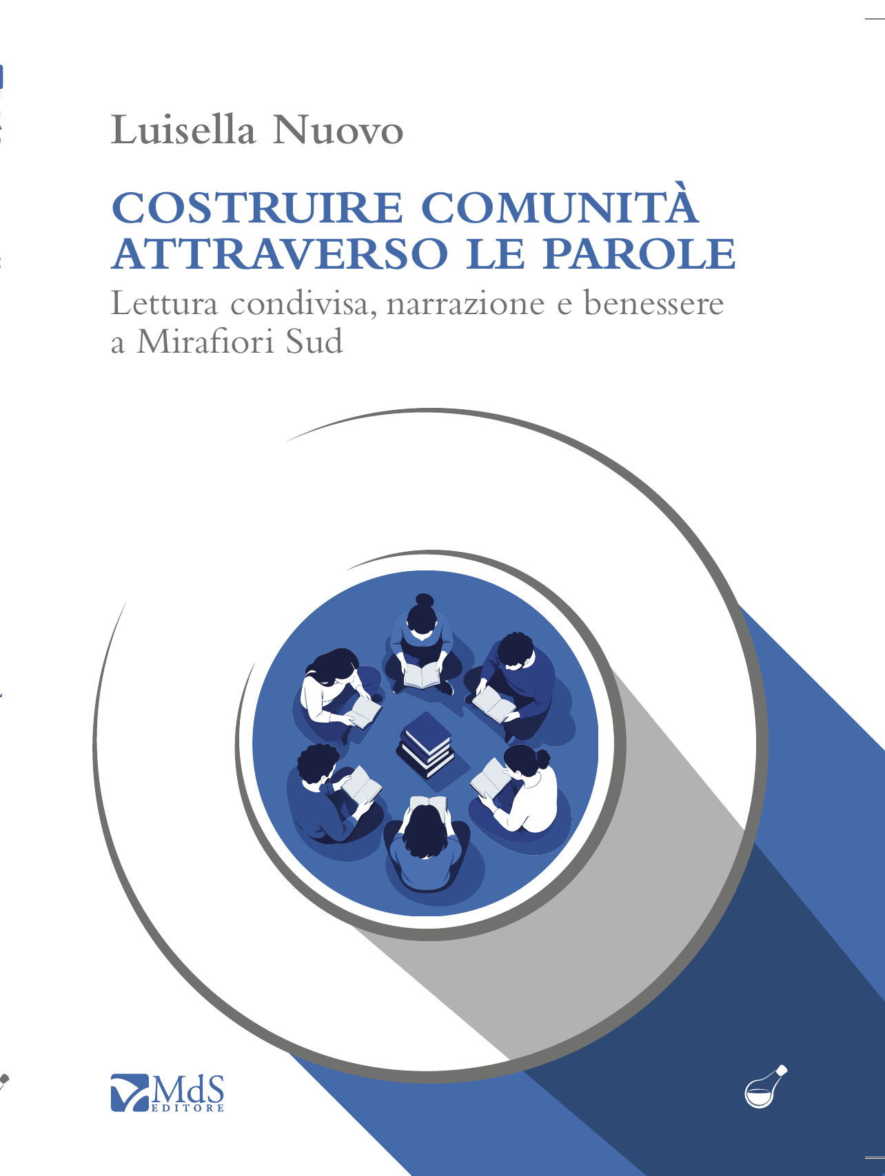 Copertina del libro “Costruire comunità attraverso le parole” di Luisella Nuovo